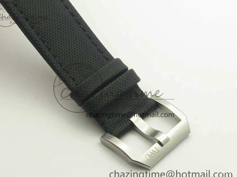 MIROTIME 0409 HighQuality Mark XVIII LAUREUS IW324703 Black Ceramic MKF Best Edition On Black Nylon Strap A 7218
